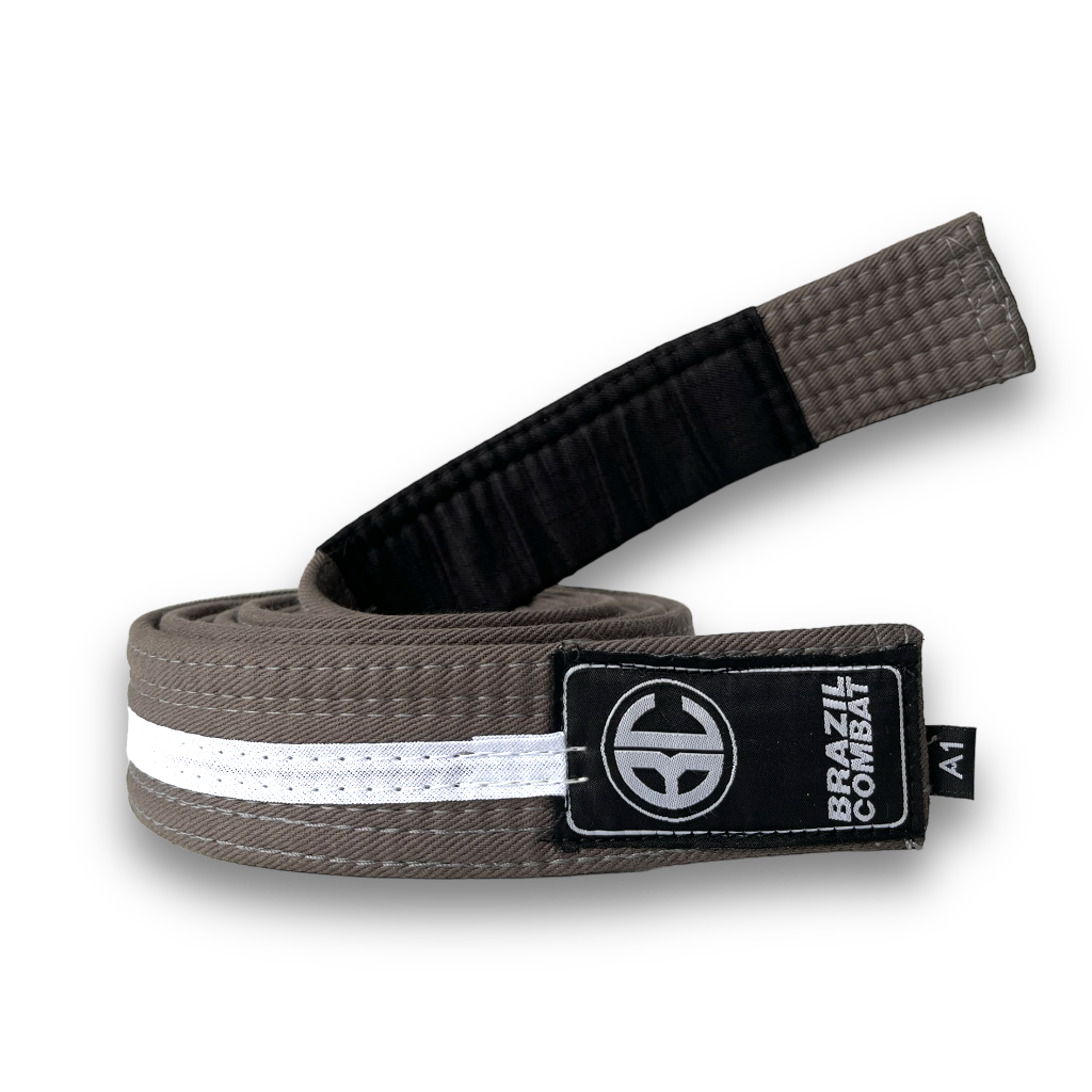 Gray and White Belt