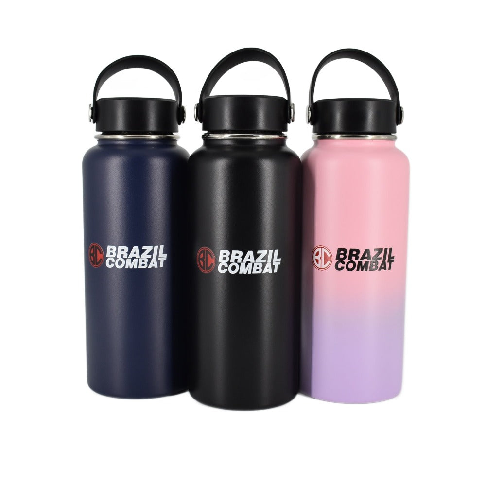 Brazil Combat Water Bottle - No Straw - 32 oz