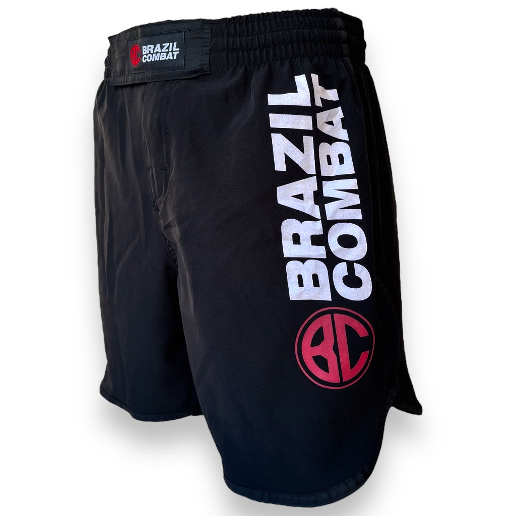 Grappling Short Red Shield Black