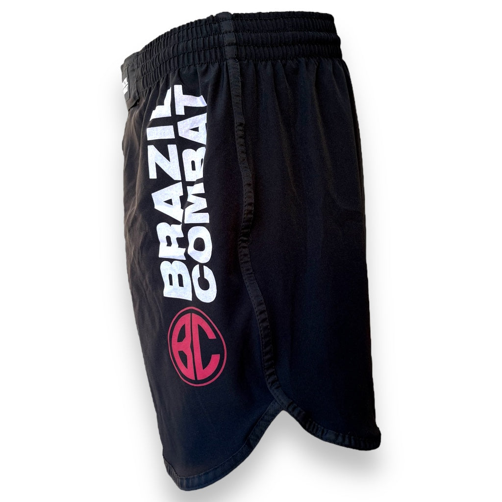 Grappling Short Red Shield Black