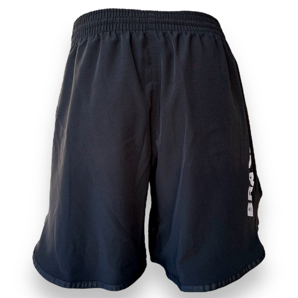 Grappling Short Red Shield Black