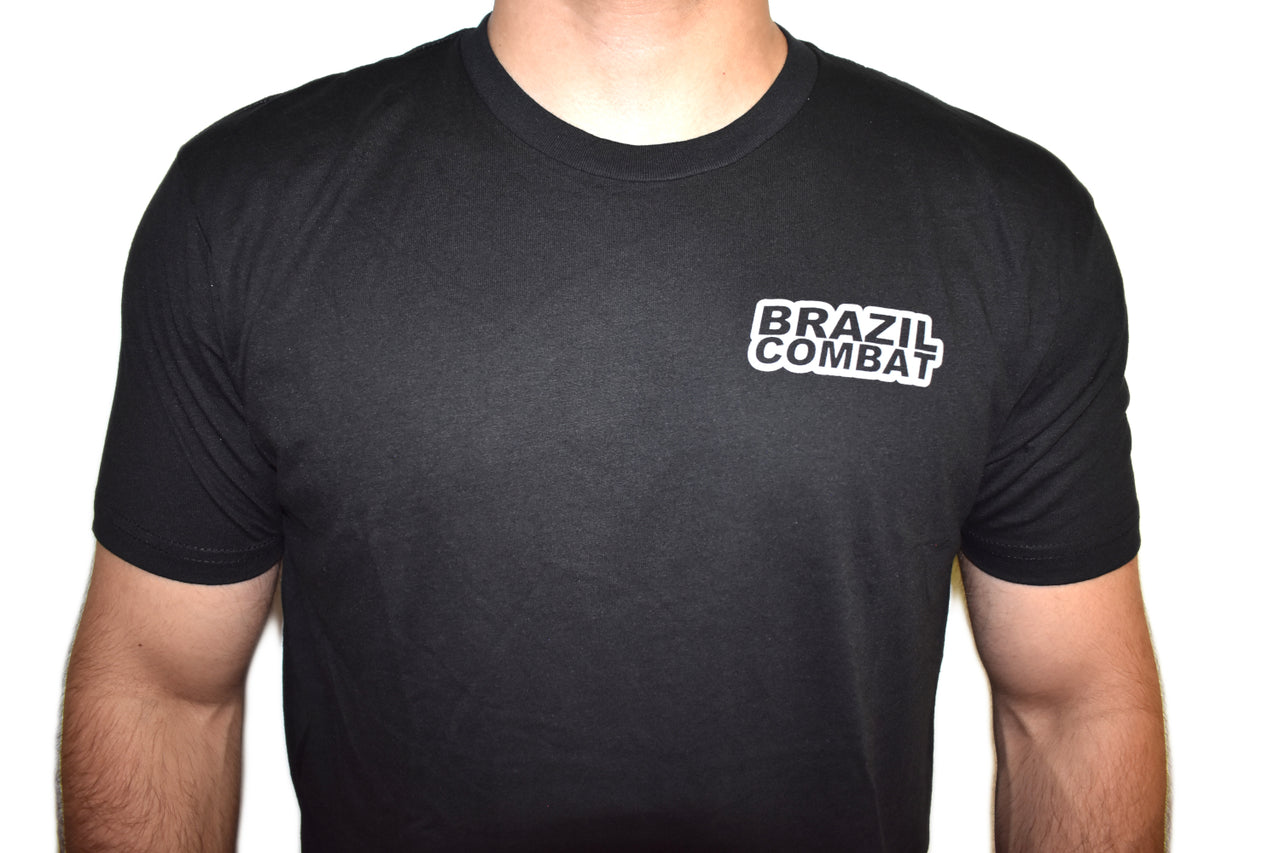 Brazil Combat T-Shirt - Stylish & Durable - Ideal for Workouts - Fashion forward Looks - Perfect for Layering - Heavyweight Short-Sleeve - IBJJF Certified