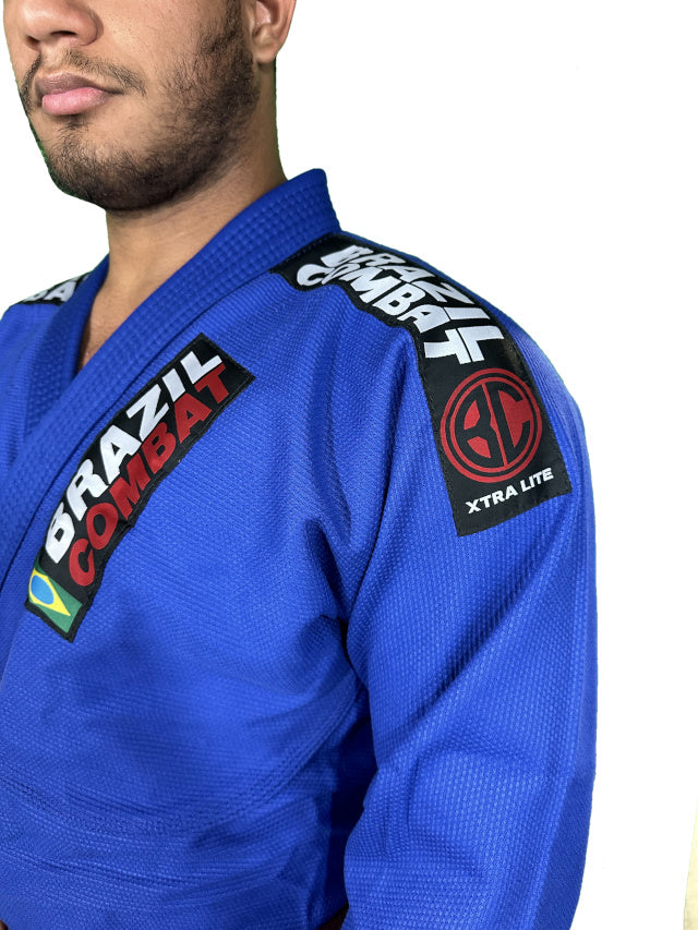 Xtra Lite BJJ Kimono by Brazil Combat - IBJJF Certified - BLUE