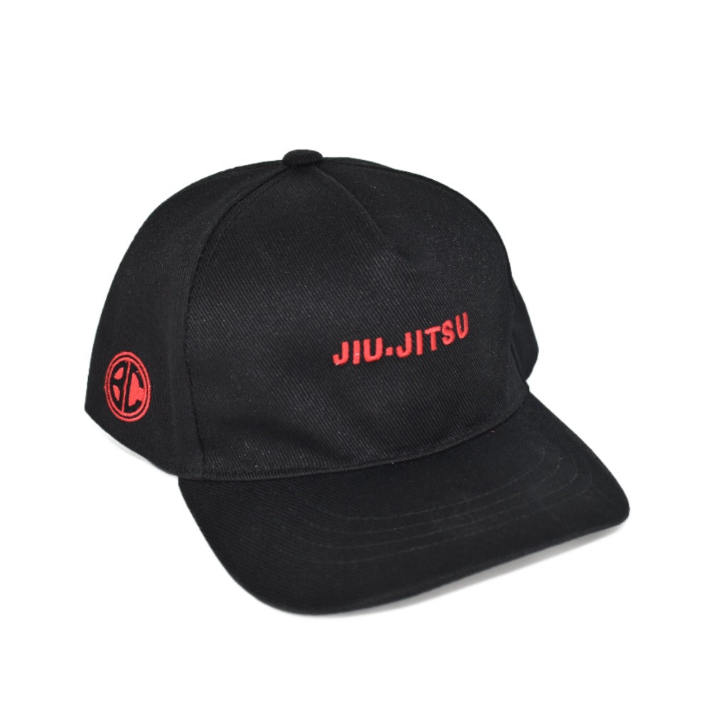 Red Accent Jiu Jitsu Baseball Hat