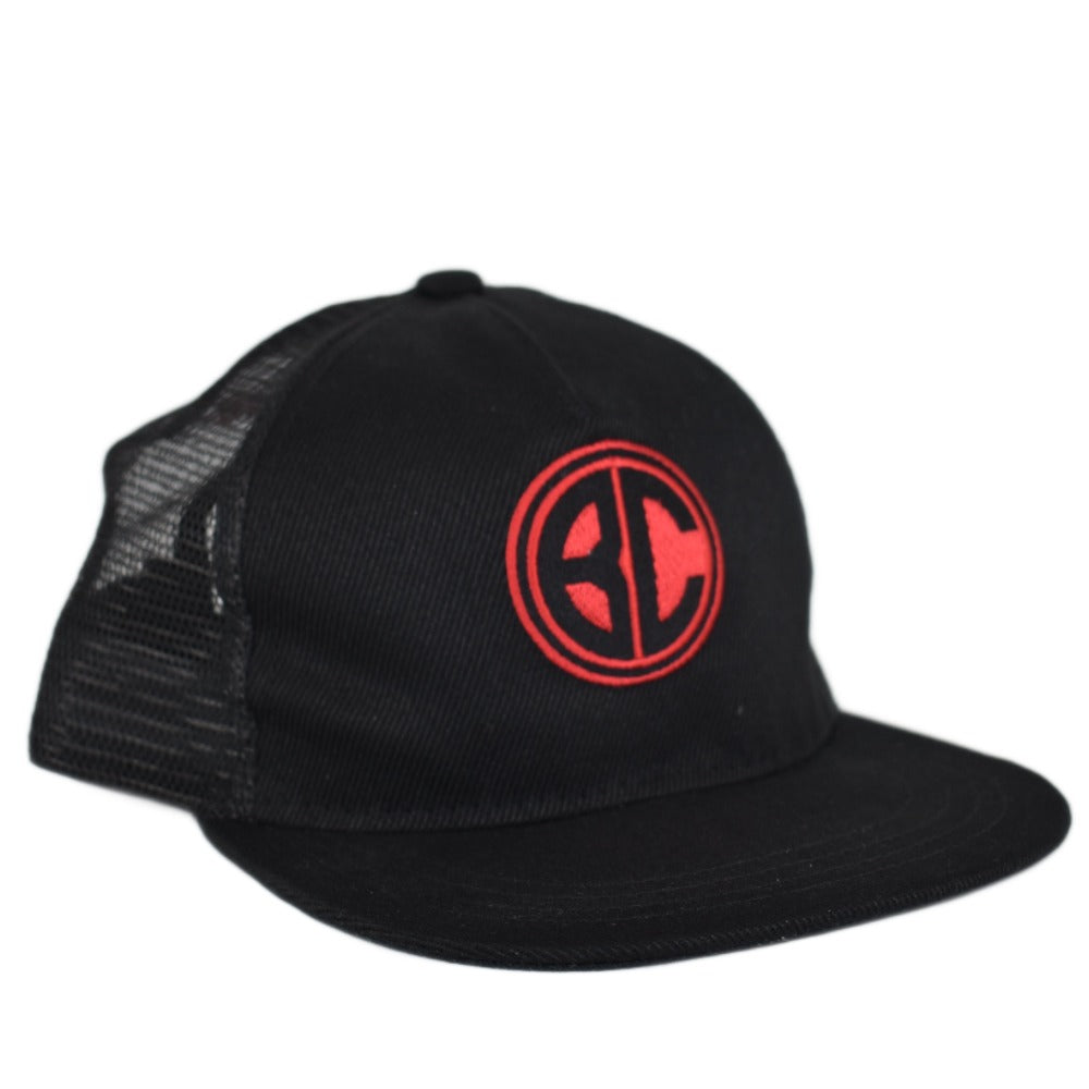 Red Shield Snapback Hat